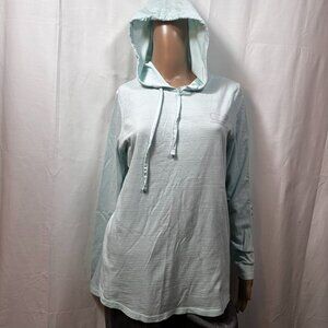 Vineyard Vines SZ S Light Green Hooded Long Sleeve T shirt